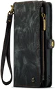 CaseMe C30 Apple iPhone 15 Hoesje Pasjeshouder Book Case Zwart