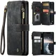 CaseMe C30 Apple iPhone 15 Hoesje Pasjeshouder Book Case Zwart afbeelding 2
