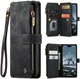 CaseMe C30 Apple iPhone 15 Pro Max Hoesje Pasjeshouder Book Case Zwart afbeelding 2
