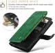 CaseMe C30 Apple iPhone 15 Pro Max Hoesje Pasjeshouder Book Case Zwart afbeelding 5