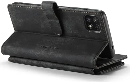 CaseMe C30 Samsung Galaxy A22 5G Hoesje Pasjeshouder Book Case Zwart afbeelding 14