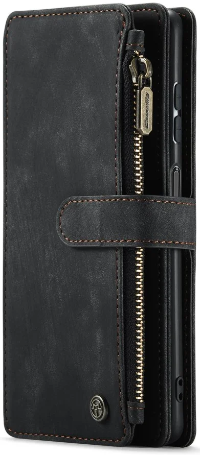CaseMe C30 Samsung Galaxy A22 5G Hoesje Pasjeshouder Book Case Zwart afbeelding 2