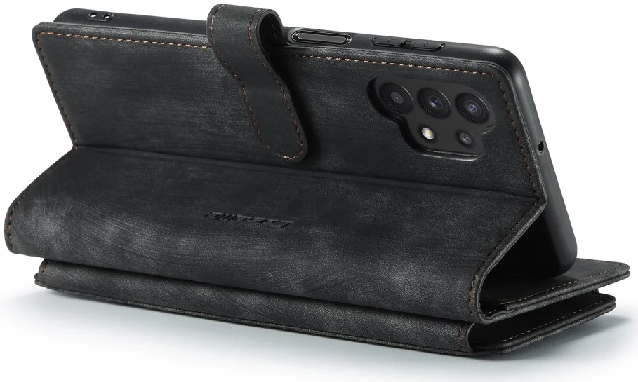 CaseMe C30 Samsung Galaxy A32 5G Hoesje Pasjeshouder Book Case Zwart afbeelding 13