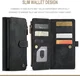 CaseMe C30 Samsung Galaxy A32 5G Hoesje Pasjeshouder Book Case Zwart afbeelding 5