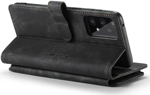 CaseMe C30 Samsung Galaxy A33 Hoesje Pasjeshouder Book Case Zwart afbeelding 11
