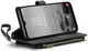 CaseMe C30 Samsung Galaxy A34 Hoesje Pasjeshouder Book Case Zwart afbeelding 11