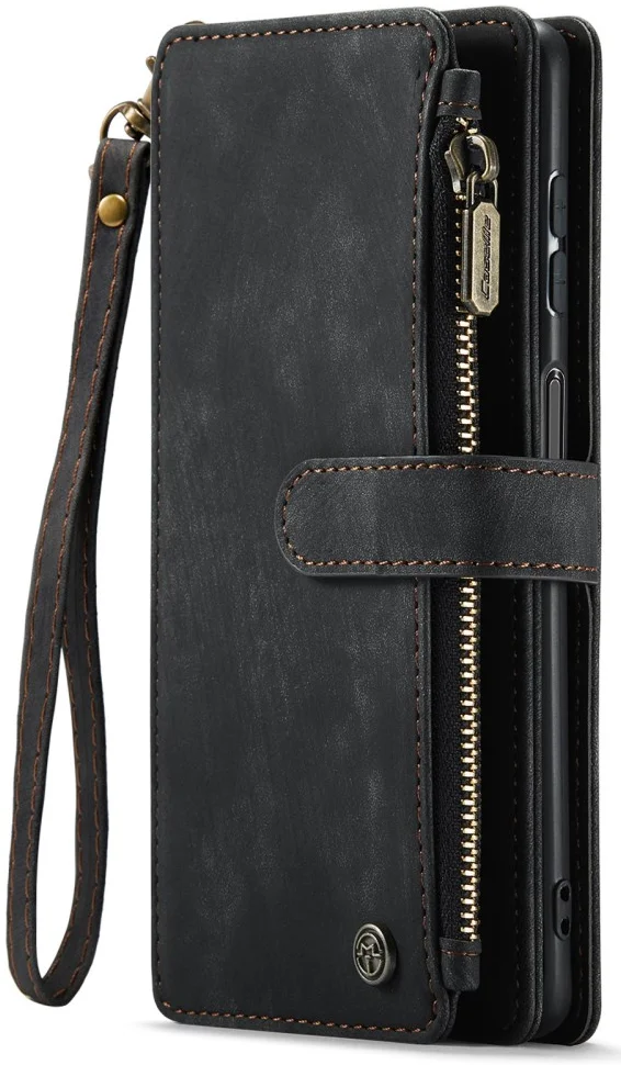 CaseMe C30 Samsung Galaxy A34 Hoesje Pasjeshouder Book Case Zwart afbeelding 2