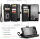 CaseMe C30 Samsung Galaxy A34 Hoesje Pasjeshouder Book Case Zwart afbeelding 3
