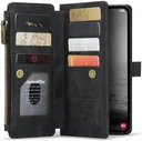 CaseMe C30 Samsung Galaxy A54 Hoesje Pasjeshouder Book Case Zwart