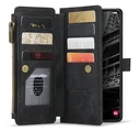 CaseMe C30 Samsung Galaxy S23 Hoesje Pasjeshouder Book Case Zwart