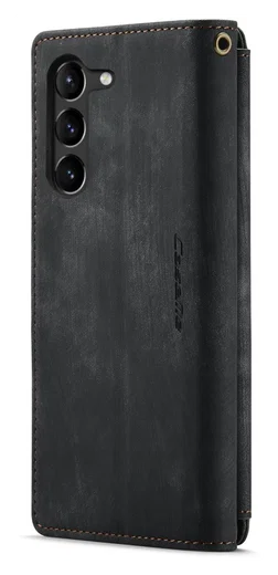 CaseMe C30 Samsung Galaxy S23 Hoesje Pasjeshouder Book Case Zwart afbeelding 7