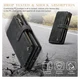 CaseMe C30 Samsung Galaxy S23 Hoesje Pasjeshouder Book Case Zwart afbeelding 14