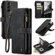 CaseMe C30 Samsung Galaxy S23 Plus Hoesje Pasjeshouder Book Case Zwart afbeelding 12