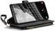 CaseMe C30 Samsung Galaxy S23 Plus Hoesje Pasjeshouder Book Case Zwart afbeelding 13