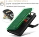 CaseMe C30 Samsung Galaxy S23 Plus Hoesje Pasjeshouder Book Case Zwart afbeelding 4