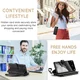 CaseMe C30 Samsung Galaxy S23 Plus Hoesje Pasjeshouder Book Case Zwart afbeelding 7