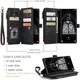 CaseMe C30 Samsung S23 Ultra Hoesje Pasjeshouder Book Case Zwart afbeelding 3