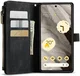 CaseMe C30 Google Pixel 7a Hoesje Pasjeshouder Book Case Zwart afbeelding 2