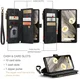 CaseMe C30 Google Pixel 7a Hoesje Pasjeshouder Book Case Zwart afbeelding 3