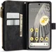 CaseMe C30 Google Pixel Fold Hoesje Pasjeshouder Book Case Zwart afbeelding 1