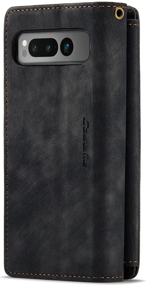 CaseMe C30 Google Pixel Fold Hoesje Pasjeshouder Book Case Zwart afbeelding 11