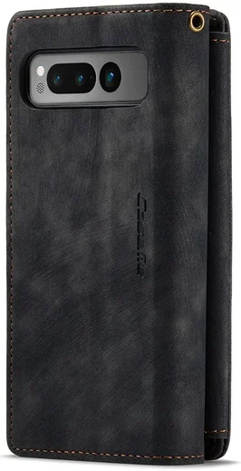 CaseMe C30 Google Pixel Fold Hoesje Pasjeshouder Book Case Zwart afbeelding 11