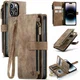 CaseMe C30 Apple iPhone 14 Pro Max Hoesje Pasjeshouder Book Case Bruin afbeelding 3
