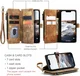 CaseMe C30 Apple iPhone 15 Hoesje Pasjeshouder Book Case Bruin afbeelding 2