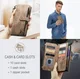 CaseMe C30 Samsung Galaxy A23 Hoesje Pasjeshouder Book Case Bruin afbeelding 3