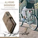 CaseMe C30 Samsung Galaxy A23 Hoesje Pasjeshouder Book Case Bruin afbeelding 4