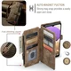 CaseMe C30 Samsung Galaxy A23 Hoesje Pasjeshouder Book Case Bruin afbeelding 6