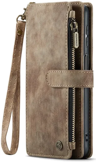 CaseMe C30 Samsung Galaxy A23 Hoesje Pasjeshouder Book Case Bruin afbeelding 9