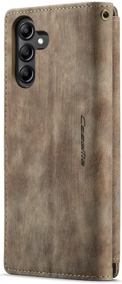 CaseMe C30 Samsung Galaxy A34 Hoesje Pasjeshouder Book Case Bruin afbeelding 10
