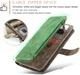 CaseMe C30 Samsung Galaxy A34 Hoesje Pasjeshouder Book Case Bruin afbeelding 5