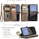 CaseMe C30 Samsung Galaxy A54 Hoesje Pasjeshouder Book Case Bruin afbeelding 3