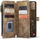 CaseMe C30 Samsung Galaxy S23 Hoesje Pasjeshouder Book Case Bruin