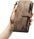 CaseMe C30 Samsung Galaxy S23 Hoesje Pasjeshouder Book Case Bruin afbeelding 12