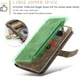 CaseMe C30 Samsung Galaxy S23 Hoesje Pasjeshouder Book Case Bruin afbeelding 5