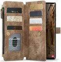 CaseMe C30 Samsung S23 Ultra Hoesje Pasjeshouder Book Case Bruin