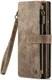 CaseMe C30 Samsung S23 Ultra Hoesje Pasjeshouder Book Case Bruin afbeelding 11