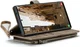 CaseMe C30 Samsung S23 Ultra Hoesje Pasjeshouder Book Case Bruin afbeelding 14