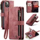 CaseMe C30 Apple iPhone 14 Hoesje Pasjeshouder Book Case Rood afbeelding 3
