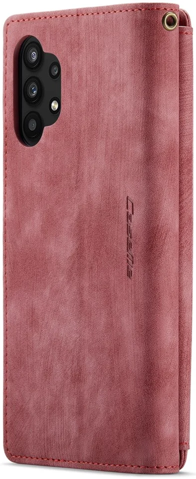 CaseMe C30 Samsung Galaxy A23 Hoesje Pasjeshouder Book Case Rood afbeelding 10