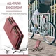 CaseMe C30 Samsung Galaxy A23 Hoesje Pasjeshouder Book Case Rood afbeelding 4