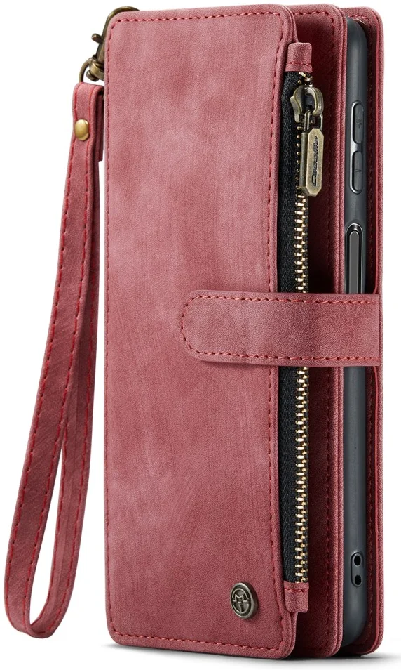 CaseMe C30 Samsung Galaxy A23 Hoesje Pasjeshouder Book Case Rood afbeelding 9