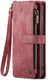 CaseMe C30 Samsung Galaxy A23 Hoesje Pasjeshouder Book Case Rood afbeelding 9