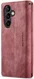 CaseMe C30 Samsung Galaxy A54 Hoesje Pasjeshouder Book Case Rood afbeelding 10