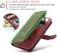 CaseMe C30 Samsung Galaxy A54 Hoesje Pasjeshouder Book Case Rood afbeelding 4