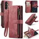 CaseMe C30 Samsung Galaxy A54 Hoesje Pasjeshouder Book Case Rood afbeelding 9