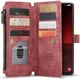 CaseMe C30 Samsung Galaxy S23 Hoesje Pasjeshouder Book Case Rood afbeelding 1